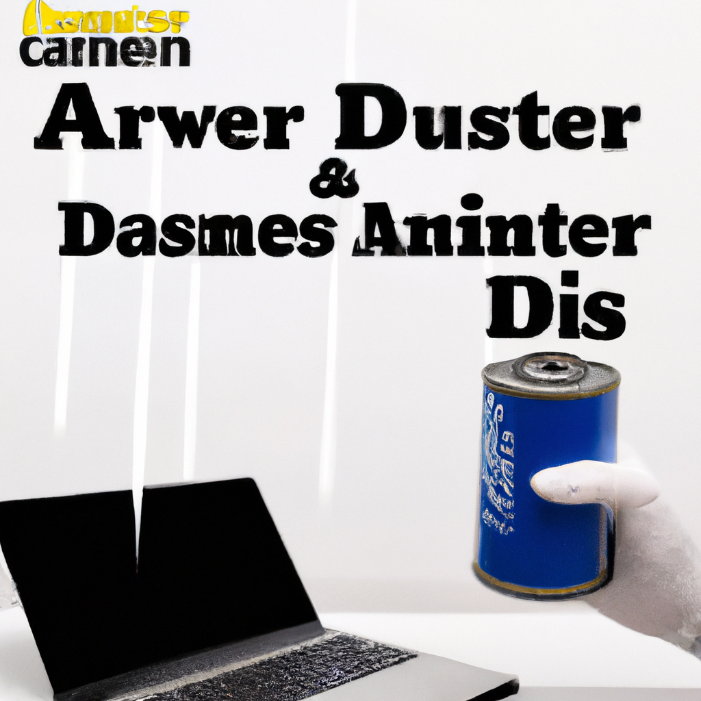 Canned Air Duster For Computers