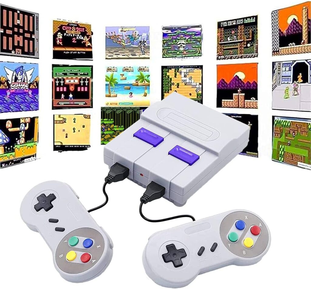 Classic Edition Console，Super Retro Game Console Classic Mini HDMI System with Built in 821 Old School Video Games, Plug and Play，SN-02 Super Classic Mini HD-OUT TV Game Console (Consoles-Green-HD)