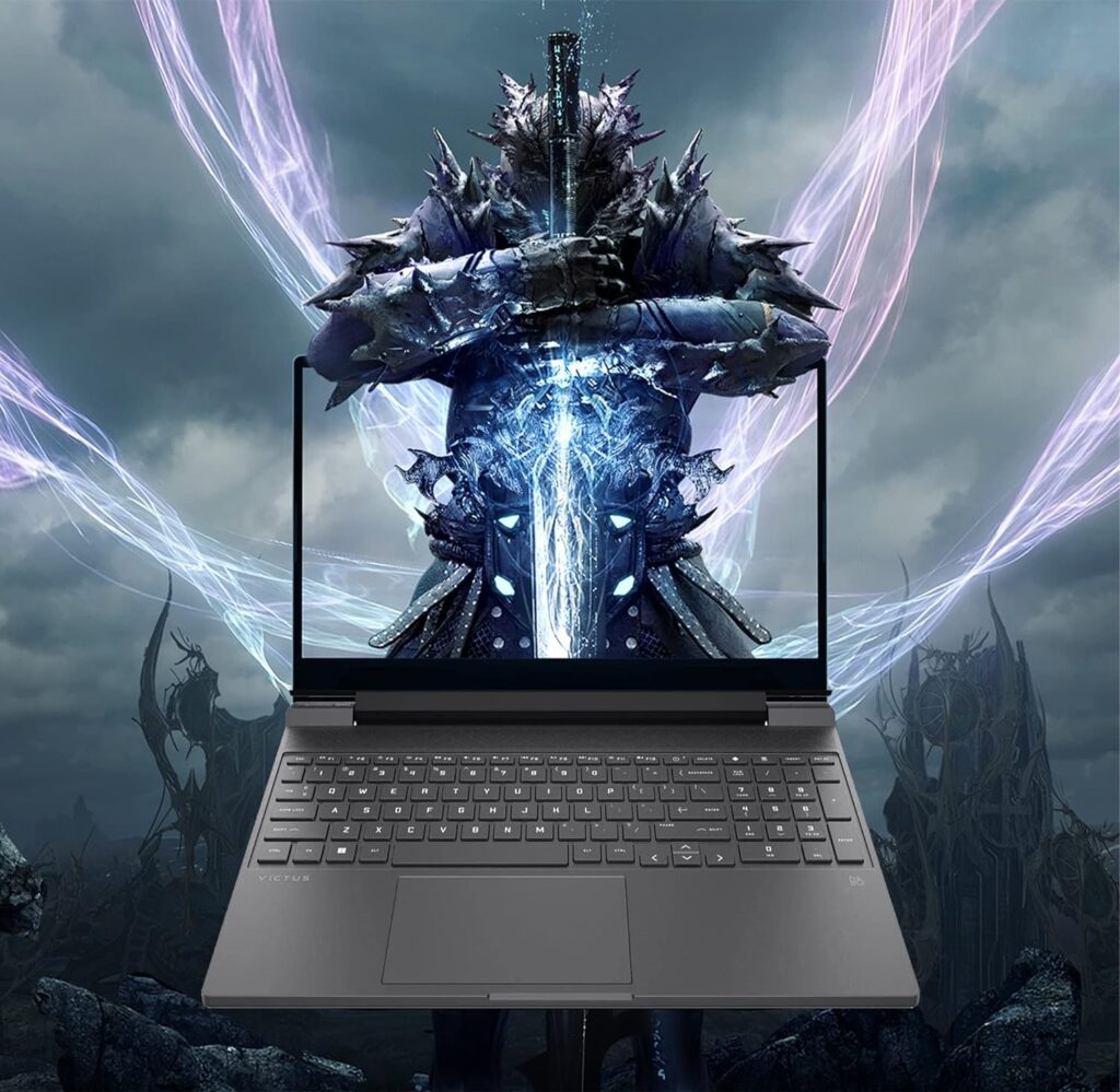 HP 2022 Victus 15.6 FHD 144Hz Gaming Laptop, Intel 12th Core i5-12450H, 64GB RAM, 2TB PCIe SSD, NVIDIA GeForce GTX 1650 Graphics, Backlit Keyboard, Win 11 Pro, Mica Silver, 32GB Snowbell USB Card