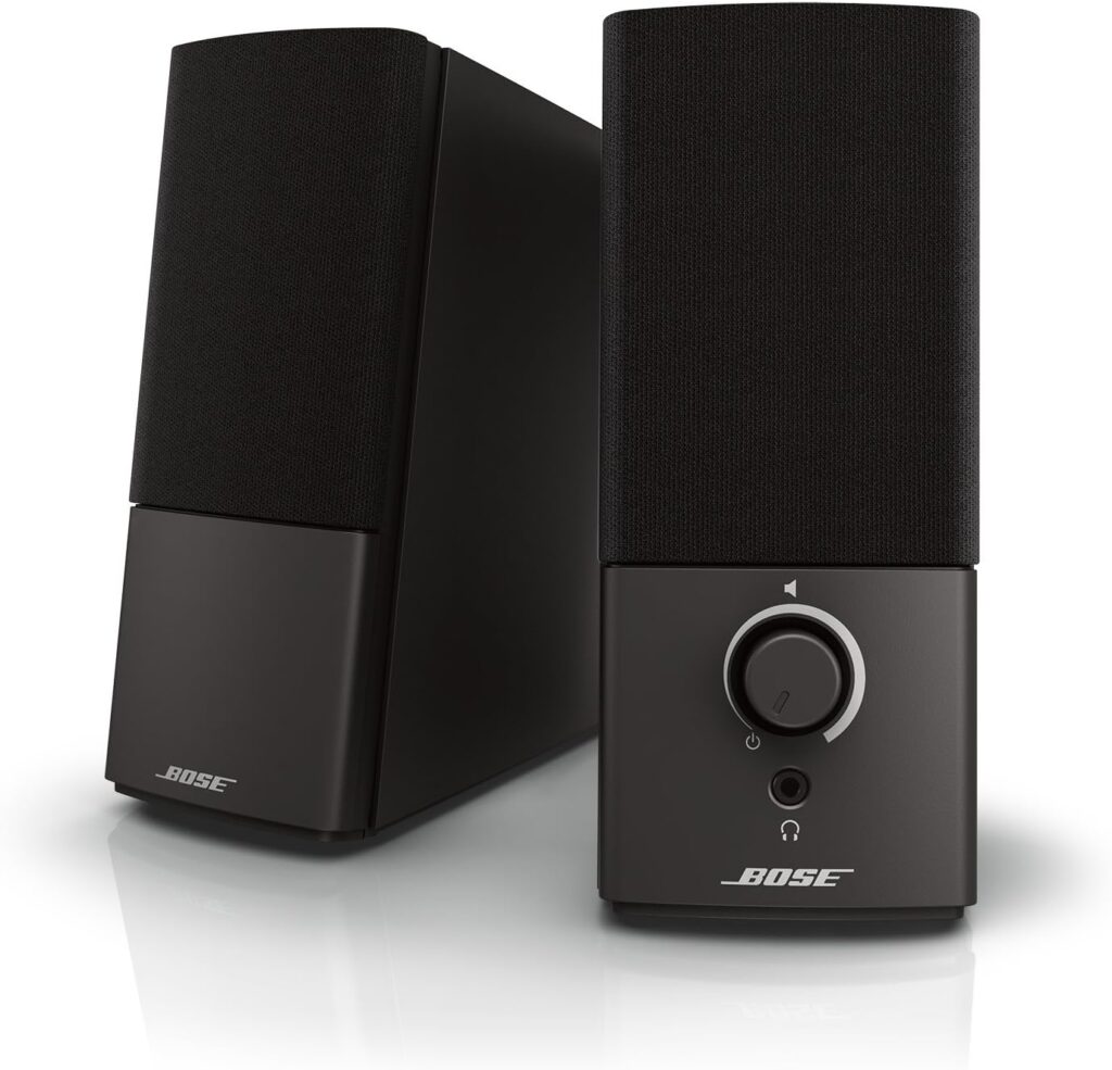 Bose Companion 2 Series III Multimedia Speakers - for PC (with 3.5mm AUX PC Input) Black