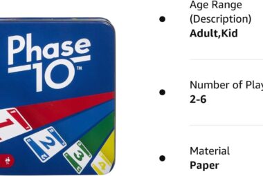 mattel games phase 10 card game review