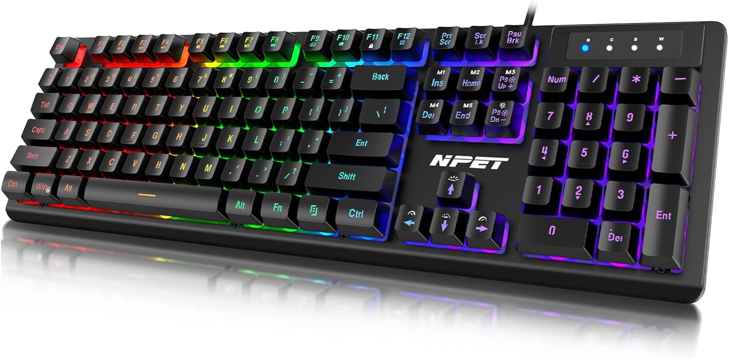 Best NPET K10 Wired Gaming Keyboard Review The Gaming Mecca