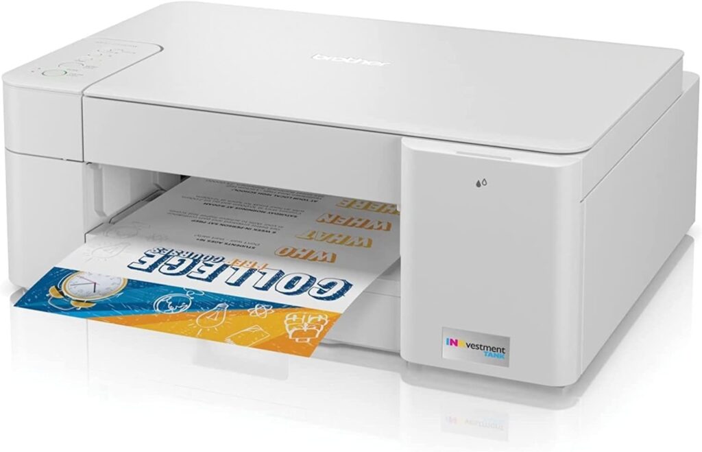 Brother MFC-J1205W INKvestment -Tank Wireless Multi-Function Color Inkjet Printer with Up to 1-Year in Box