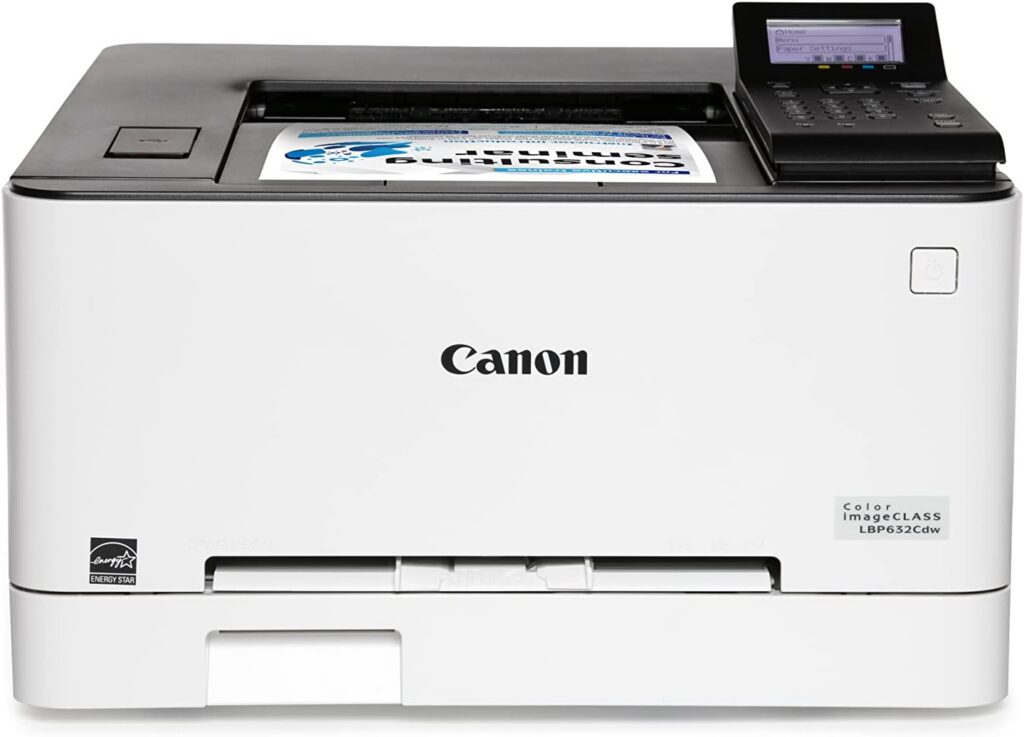 Canon Color imageCLASS LBP632Cdw Wireless Mobile Ready Laser Printer, 22ppm,White