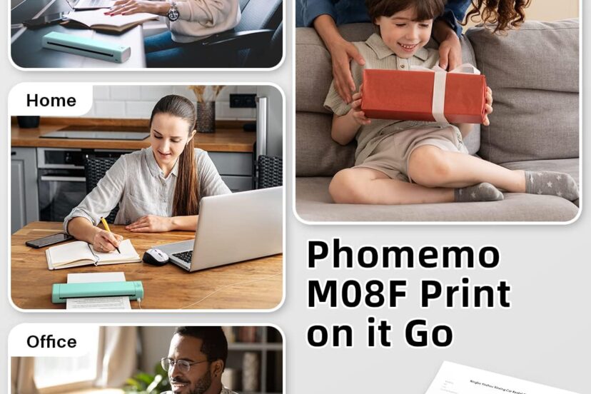 phomemo portable printer wireless for travel review
