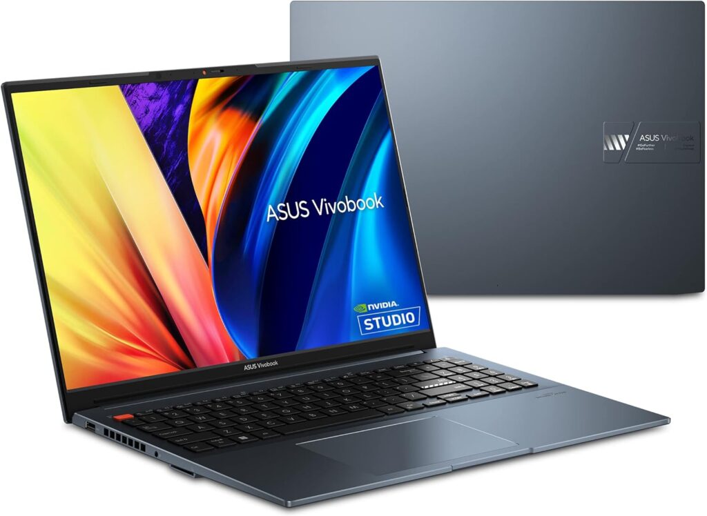 ASUS VivoBook Pro 16 OLED Laptop, 16” OLED Display, Intel Core i9-13900H CPU, NVIDIA® GeForce® RTX™ 4060 GPU, 16GB RAM, 1TB SSD, Windows 11 Home, Quiet Blue, K6602VV-ES94
