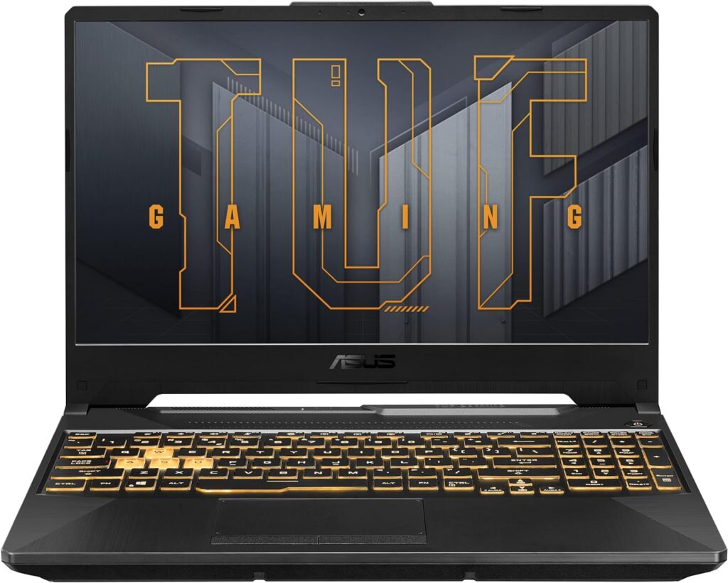 ASUS TUF Gaming F15 Laptop, 15.6 144Hz FHD IPS-Type Display, Intel Core i7-11800H Processor, GeForce RTX 3050 Ti, 16GB DDR4 RAM, 512GB PCIe SSD, Wi-Fi 6, Windows 11 Home, FX506HEB-IS73