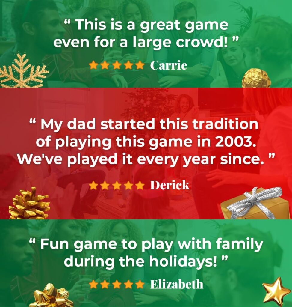 Christmas Trivia | Over 3 Million Copies Sold | The Classic and Original Christmas Trivia Game | (Updated!) with 300 Cards, 1800 Questions Across 6 Categories