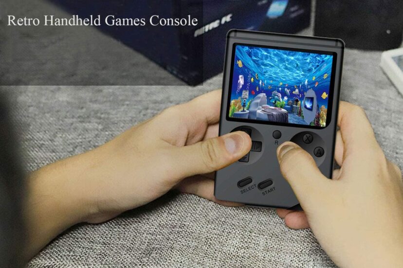 jafatoy retro handheld games console for kidsadults 168 classic games 8 bit games 3 inch screen video games with av cabl 2