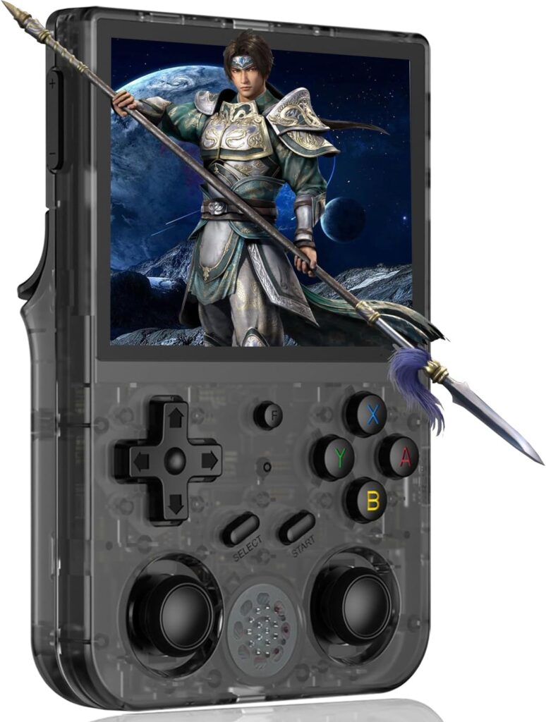 RG353V Retro Handheld Game with Dual OS Android 11 and Linux,RG353V with 64G TF Card Pre-Installed 4452 Games Supports 5G WiFi 4.2 Bluetooth Online Fighting,Streaming and HDMI