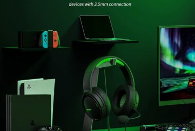 binnune gaming headset with mic for ps4 ps5 xbox series xs xbox one pc switch wired audifonos gamer headphones with micr 1