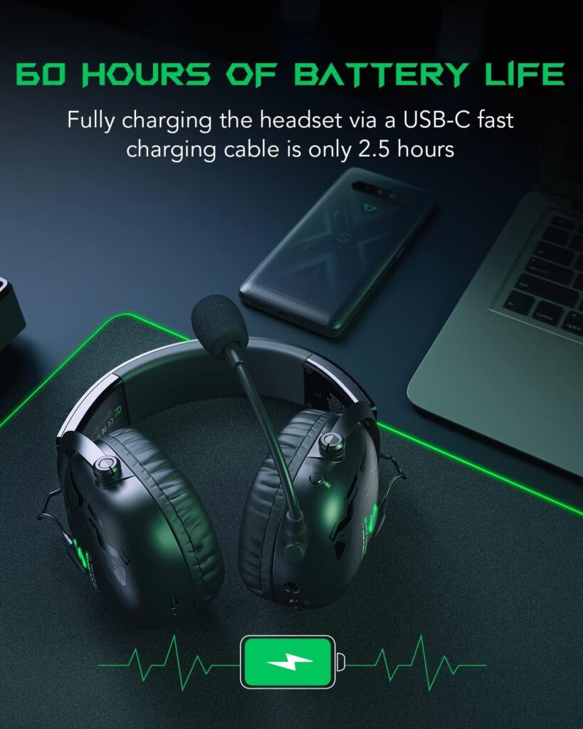 Black Shark X1 Gaming Headset with Noise Canceling Mic, 50mm Drivers, Over-Ear Design, Wired Connectivity, Black Color, Unisex