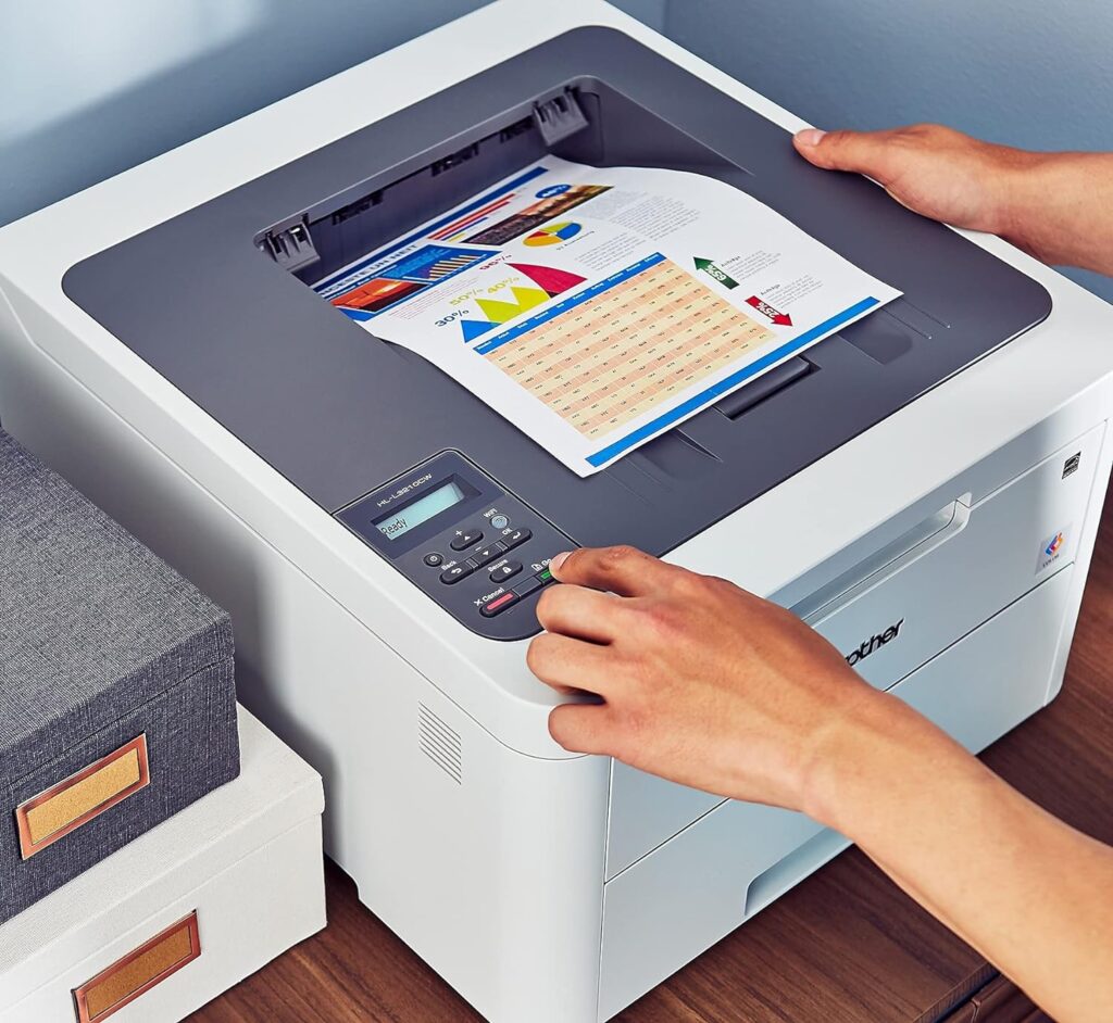 Brother HL-L3210CW Compact Digital Color Printer Providing Laser Printer Quality Results with Wireless