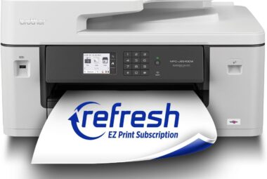 brother mfc j5340dw business color inkjet all in one printer with printing up to 11x17 ledger size capabilities 2