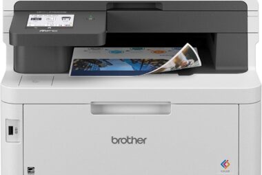 brother mfc l3780cdw wireless digital color all in one printer with laser quality output single pass duplex copy scan in