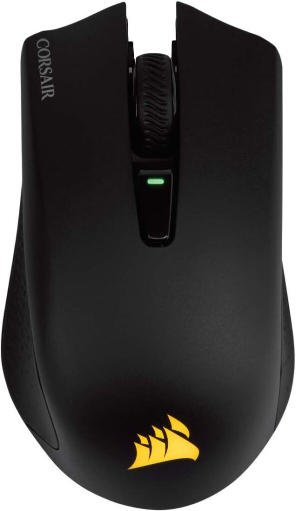 CORSAIR HARPOON WIRELESS RGB Gaming Mouse - 10,000 DPI - 6 Programmable Buttons - Lightweight - Bluetooth - USB - Black