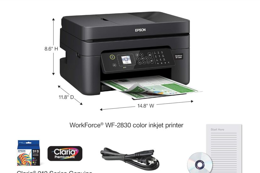 epson workforce wf 2930 wireless all in one printer with scan copy fax auto document feeder automatic 2 sided printing a 2