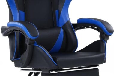gaming chair gaming chair with footrest ergonomic gaming chair with adjustable seat height and backrest adult gaming cha