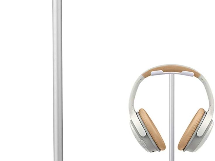 headphone stand gaming headset holder universal aluminum metal headphone holder hanger with aluminum supporting bar flex