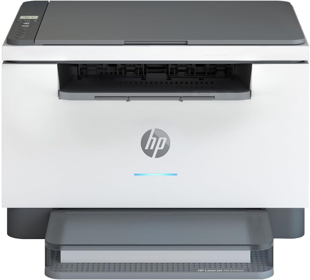HP LaserJet MFP M234dwe All-in-One Wireless Black White Printer with HP+ and 6 Months Free-cartridges (6GW99E),Gray