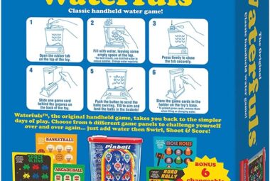 playmonster the original waterfuls classic handheld water game just add water now with 6 game options 1