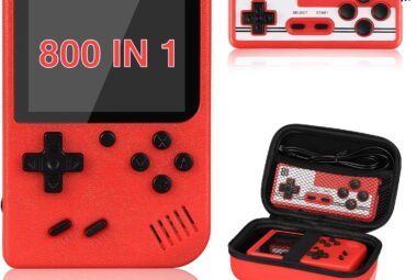 handheld game console vaomon mini arcade machines built in 800 classical fc gamessupport on tv 2 players ideal gift for