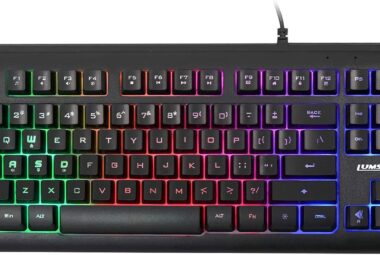 rainbow led backlit 87 keys gaming keyboard compact keyboard with 12 multimedia shortcut keys usb wired keyboard for pc