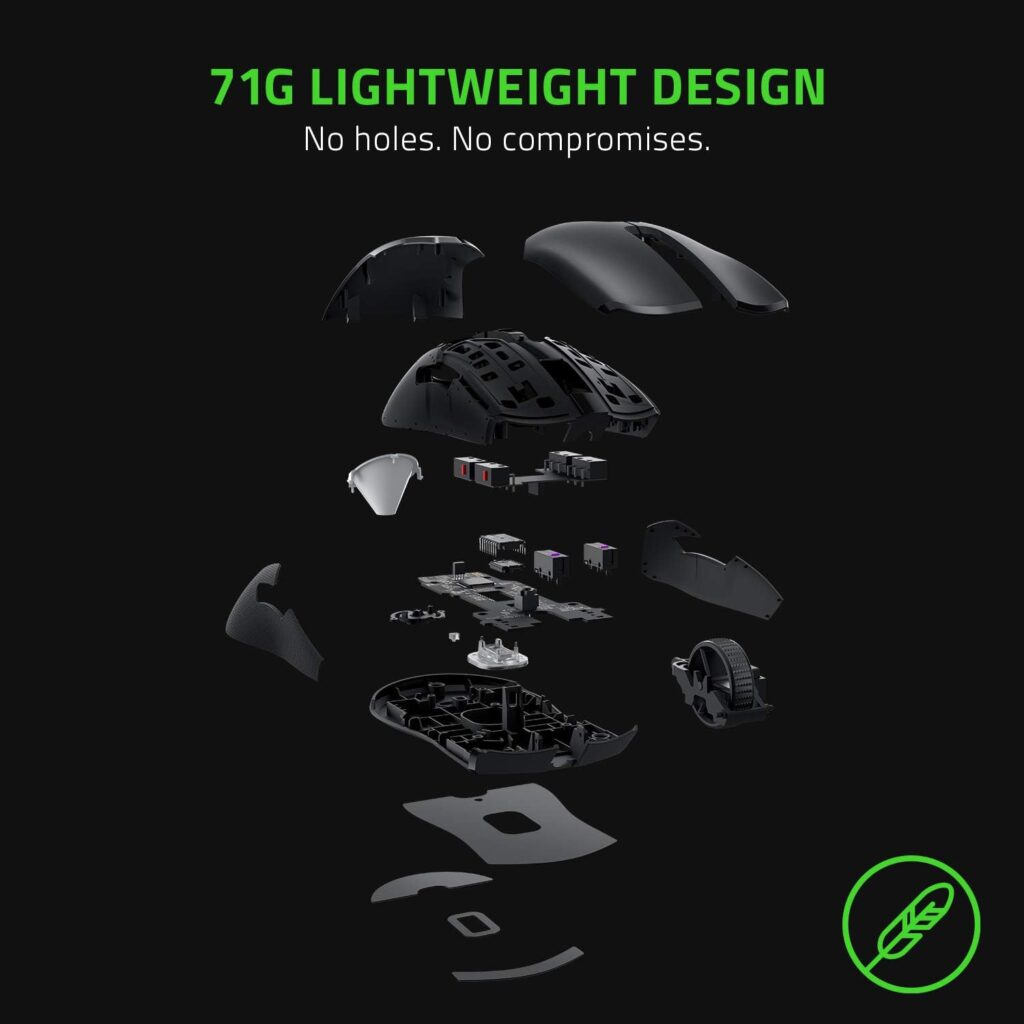 Razer Viper 8KHz Ultralight Ambidextrous Wired Gaming Mouse: Fastest Gaming Switches - 20K DPI Optical Sensor - Chroma RGB Lighting - 8 Programmable Buttons - 8000Hz HyperPolling - Classic Black