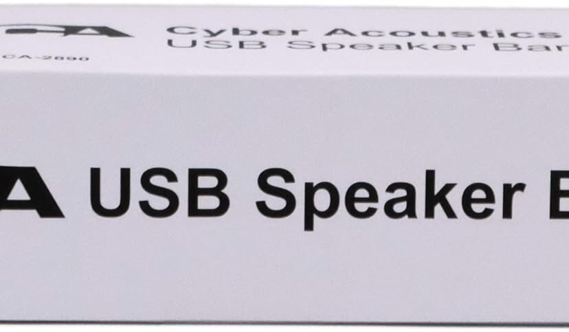 cyber acoustics usb bluetooth speaker bar ca 2890bt usb powered speaker with speakerphone for pc and bluetooth to simult 2