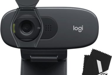 logitech c270 webcam bundle high resolution hd 720 logitech webcam camera with microphone for desktop computer or laptop 2