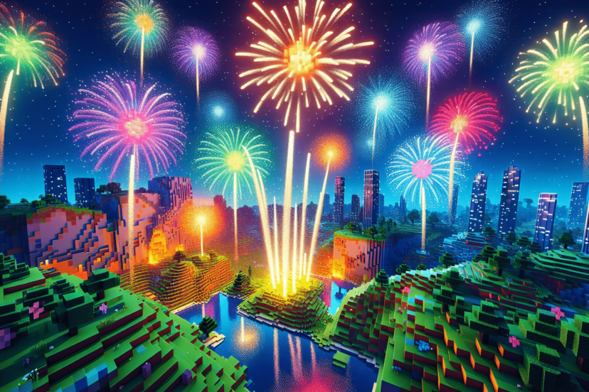 how to make fireworks in minecraft 2
