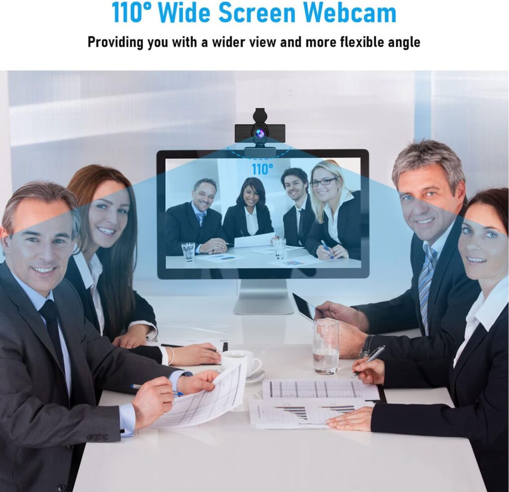Webcam with Microphone Webcams Privacy Cover hd 1080p for Gaming conferencing Meeting Laptop Desktop Zoom, USB Computer Camera for Mac pc Free-Driver Plug  Play