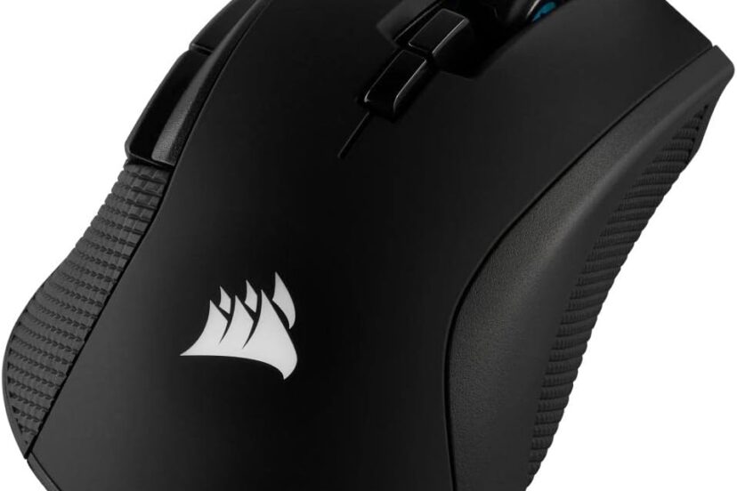 corsair ironclaw rgb fps and moba gaming mouse 18000 dpi optical sensor backlit rgb led black