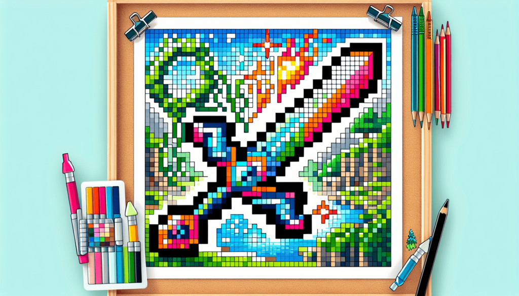 Grid Minecraft Pixel Art