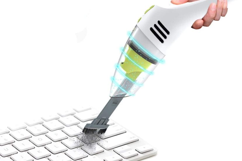 meco keyboard cleaner rechargeable mini vacuum wet dry cordless desk vacuum cleaner for laptop piano computer car