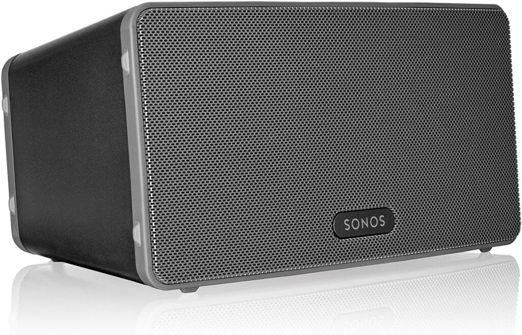 Sonos Play:3 – Mid-Sized Wireless Smart Home Speaker for Streaming Music, Amazon certified and works with Alexa. (Black)