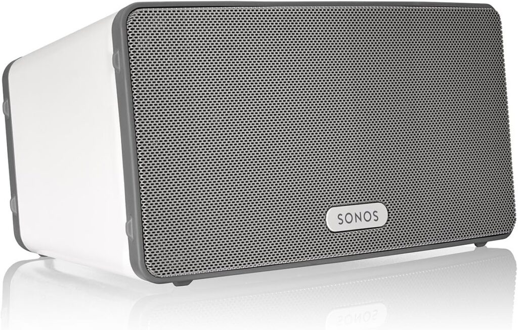 Sonos Play:3 – Mid-Sized Wireless Smart Home Speaker for Streaming Music, Amazon certified and works with Alexa. (Black)